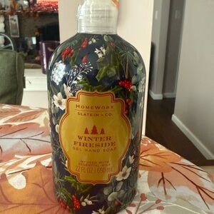 Homeworx Winter Fireside Gel Hand Soap - Blue Floral
